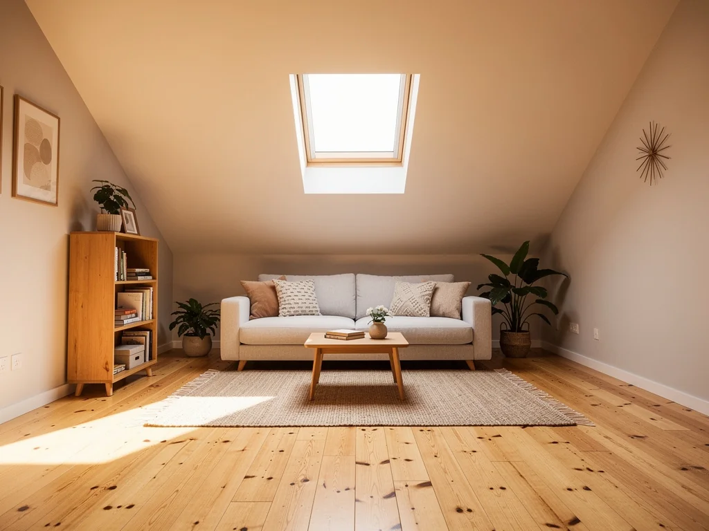 Combles aménagés chauds et lumineux après isolation du plancher et des rampants